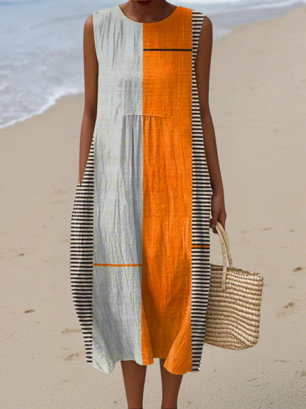 Mayo | Vestido Midi a Rayas