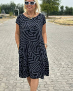 Avanille | vestido de verano de cuello redondo