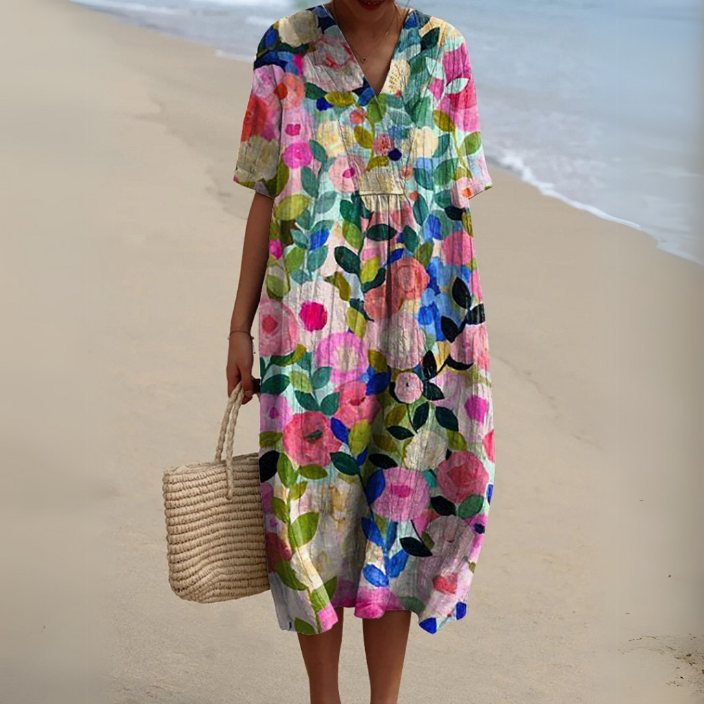 ROSALIE | VESTIDO FLORAL ELEGANTE