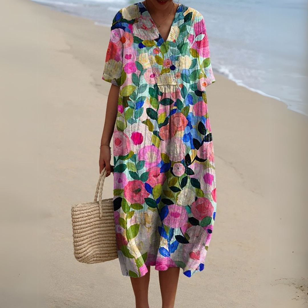 ROSALIE | VESTIDO FLORAL ELEGANTE
