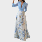 Helena | Maxivestido con deslumbrante estampado floral