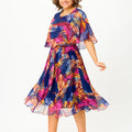 BARBARA | VESTIDO DE CHIFFON CÓMODO TALLA PLUS