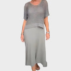 Liza | Vestido de Con Blusa de Punto