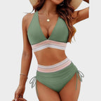 Celeste | Conjunto De Bikini Con Cintura Alta