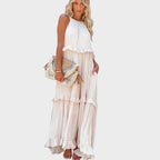 Landry | Vestido Sin Mangas Con Ribete De Volantes