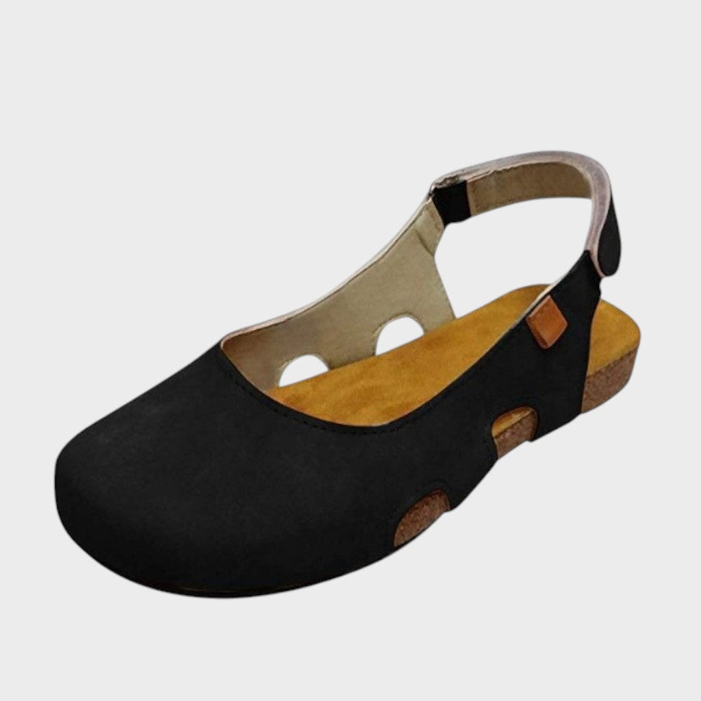 Eve | Sandalias Planas Ortopédicas De Corcho