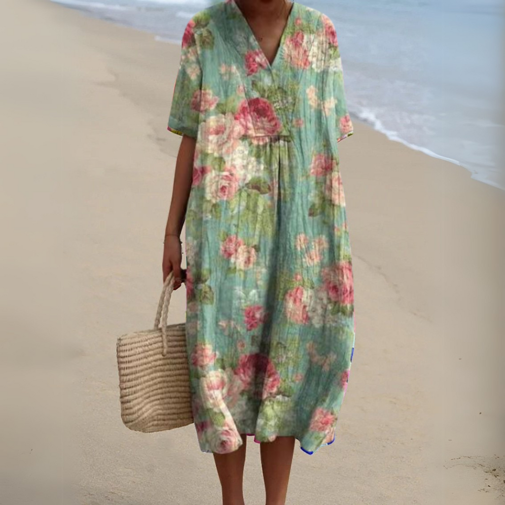ROSALIE | VESTIDO FLORAL ELEGANTE