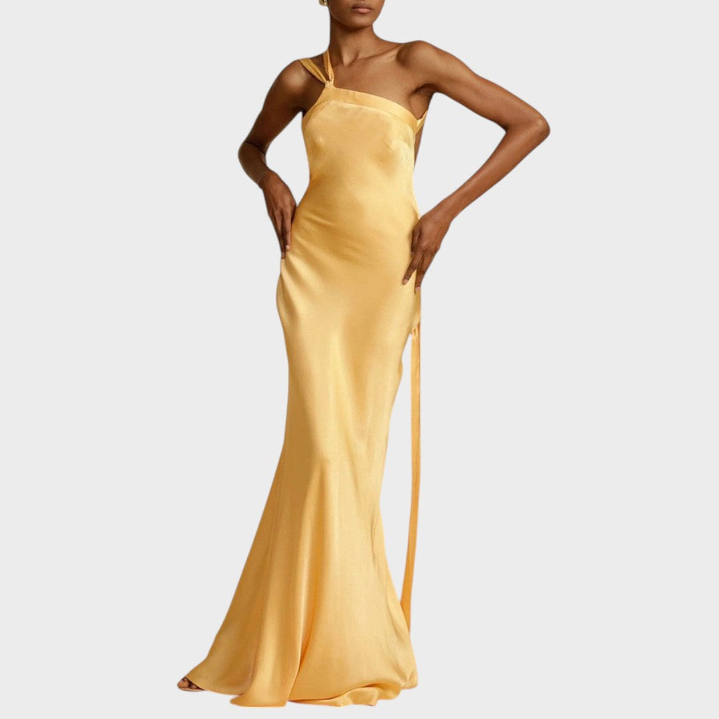 Muriel | Vestido Largo De Satén