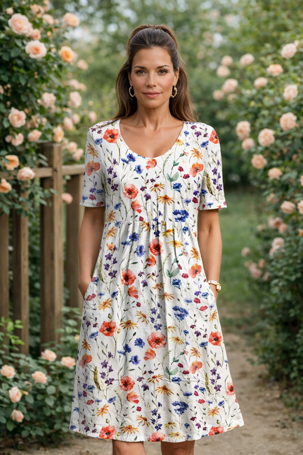MARIANNE | VESTIDO ELEGANTE CON COBERTURA DE VIENTRE