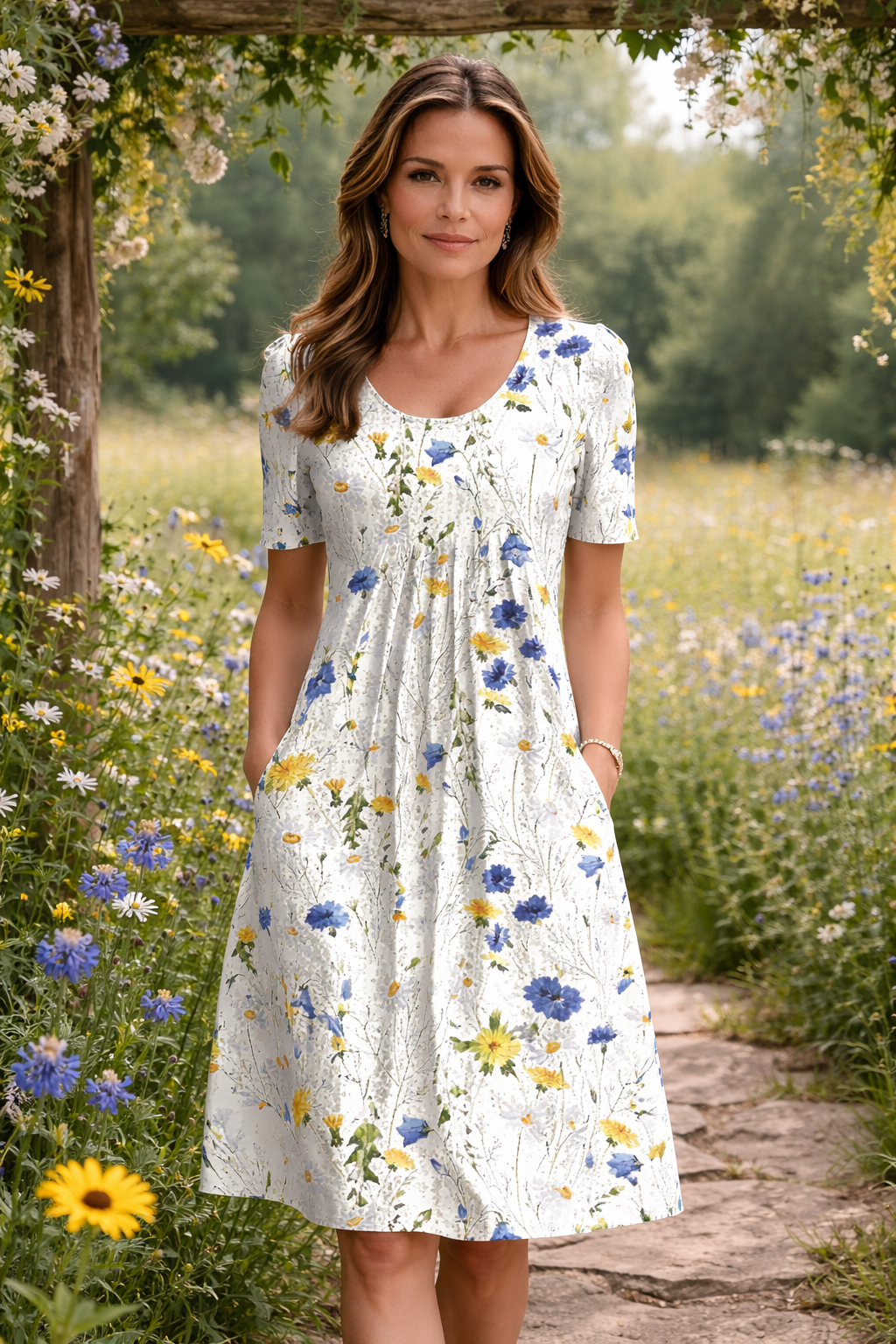 MARIANNE | VESTIDO ELEGANTE CON COBERTURA DE VIENTRE