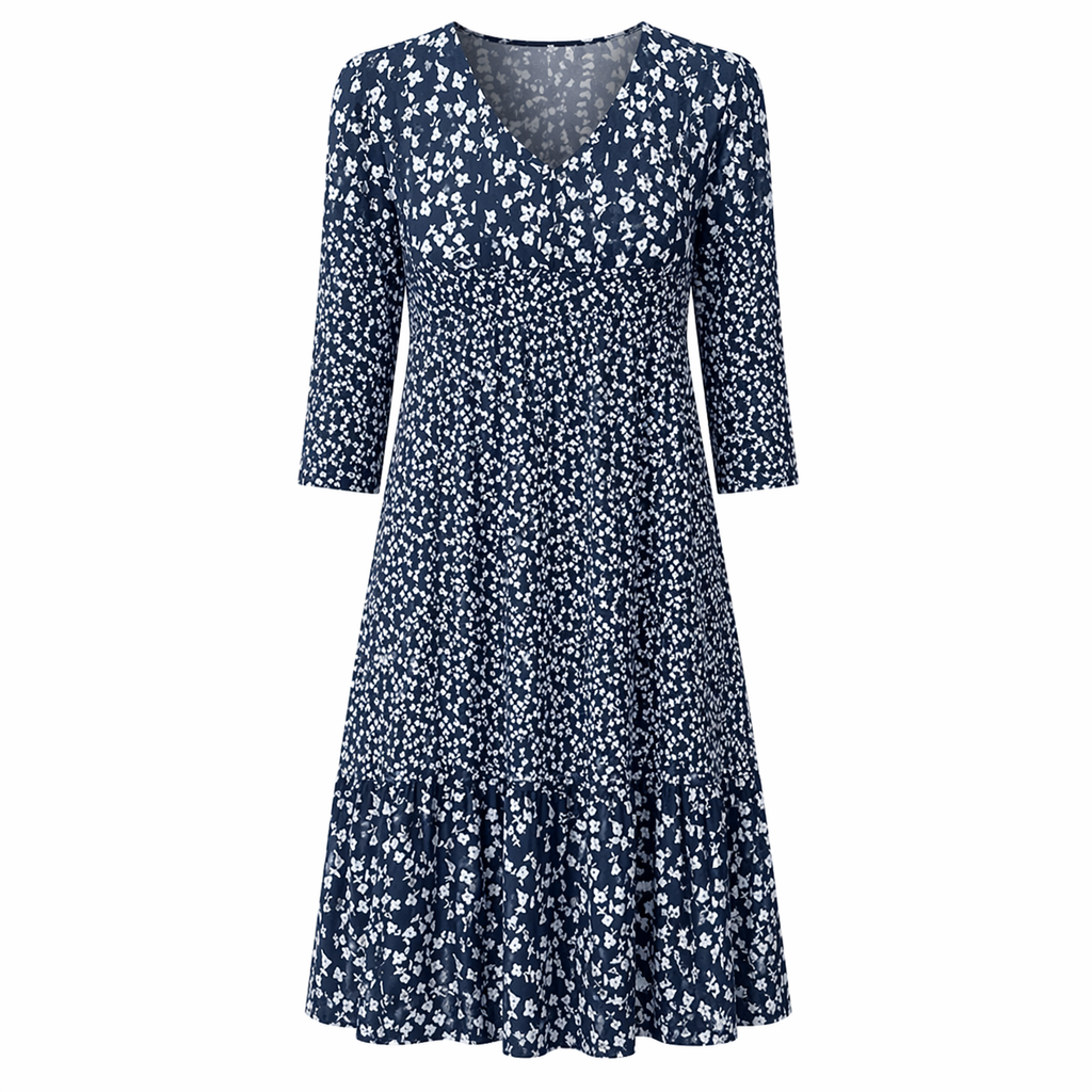 JUNIO | VESTIDO IMPRESO ELEGANTE
