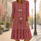 JUNIO | VESTIDO IMPRESO ELEGANTE