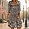 JUNIO | VESTIDO IMPRESO ELEGANTE