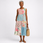 Anna | Vestido Midi Patchwork