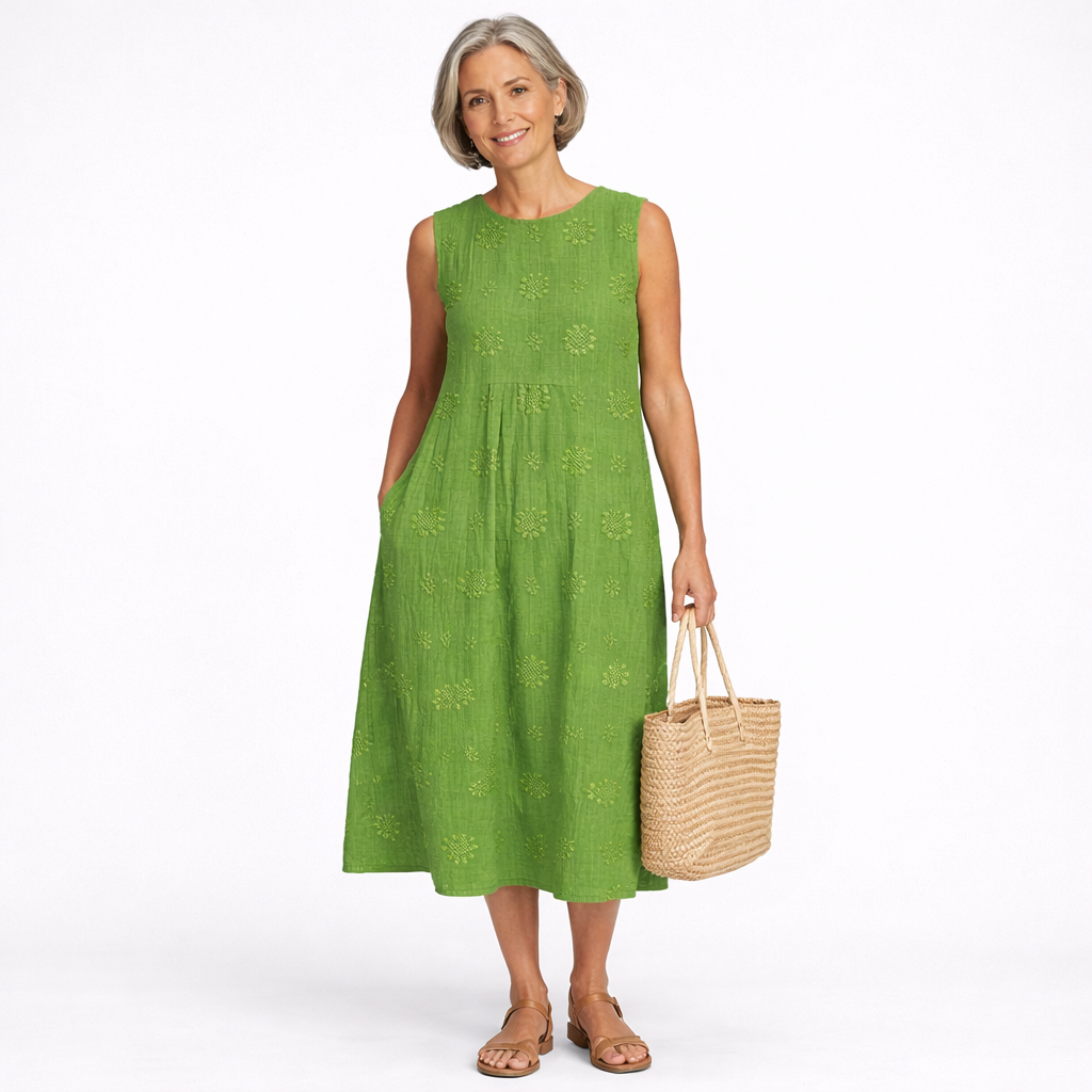 Sara | Vestido Midi Con Estampado