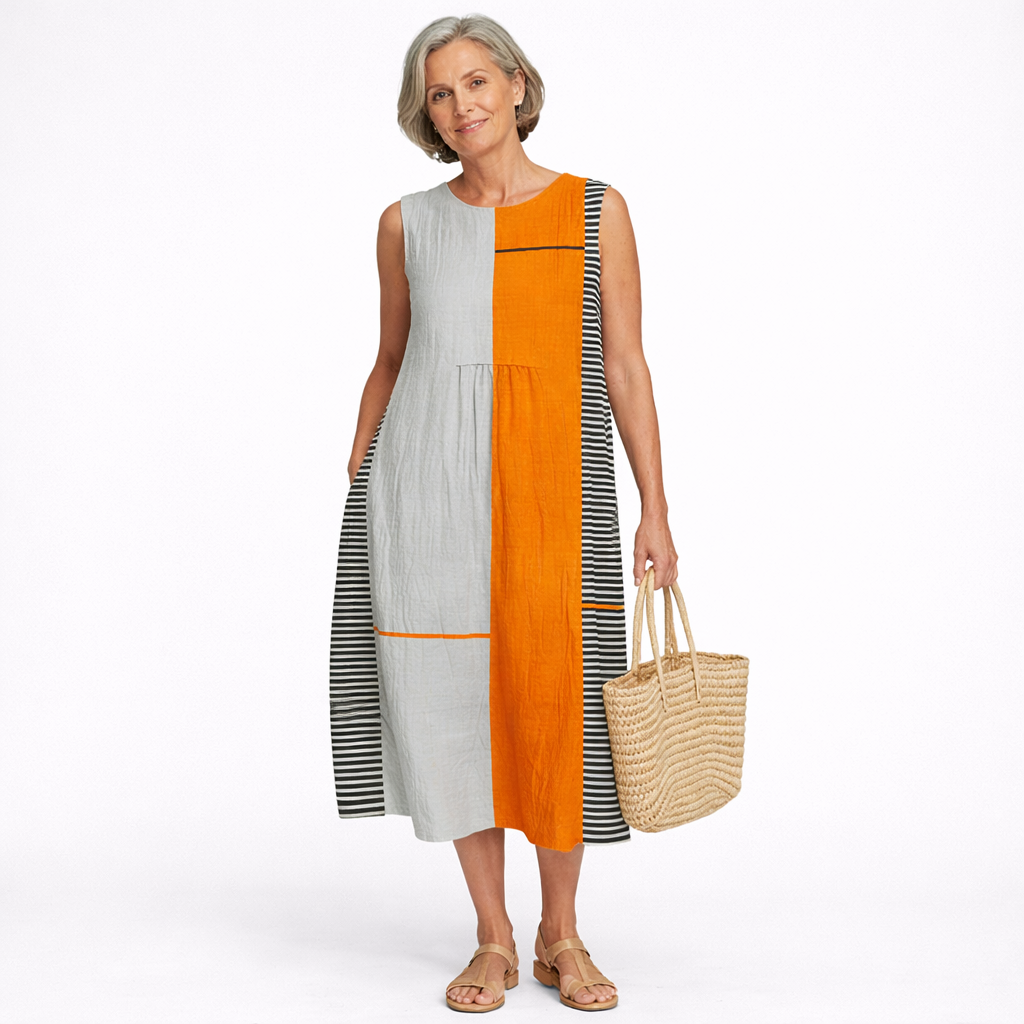 Mayo | Vestido Midi a Rayas