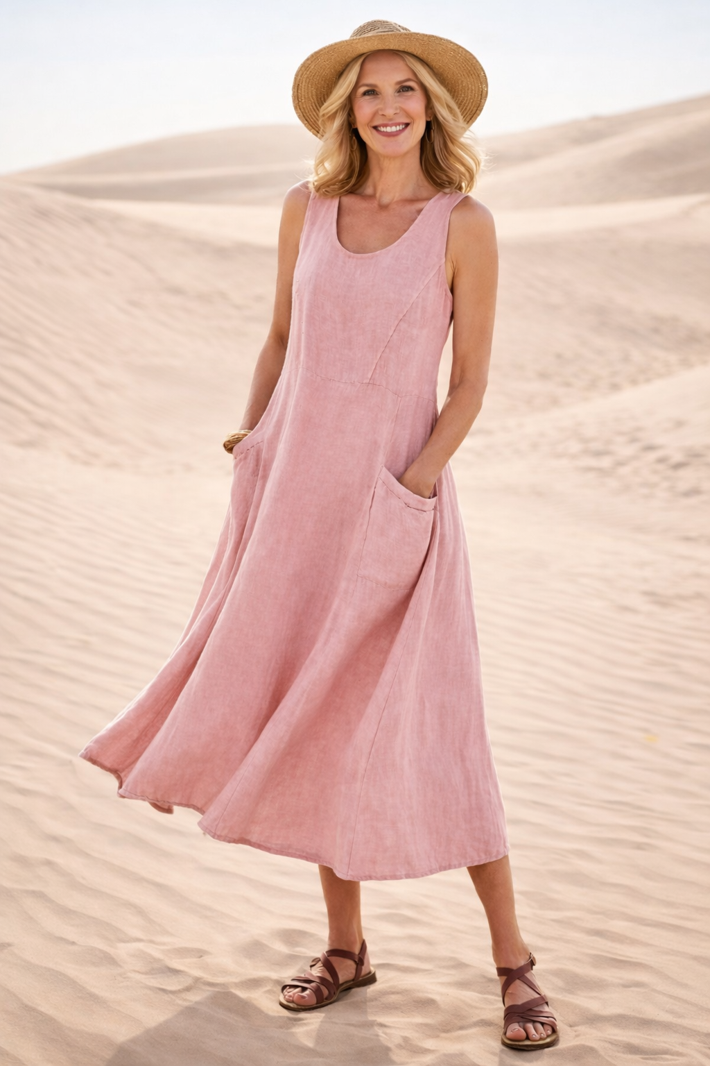 LUNA | VESTIDO MIDI A-LINE CÓMODO