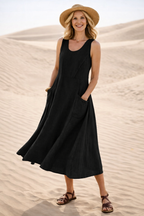 LUNA | VESTIDO MIDI A-LINE CÓMODO