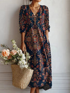 El Vestido Midi Sienna Flow - Colección Statement