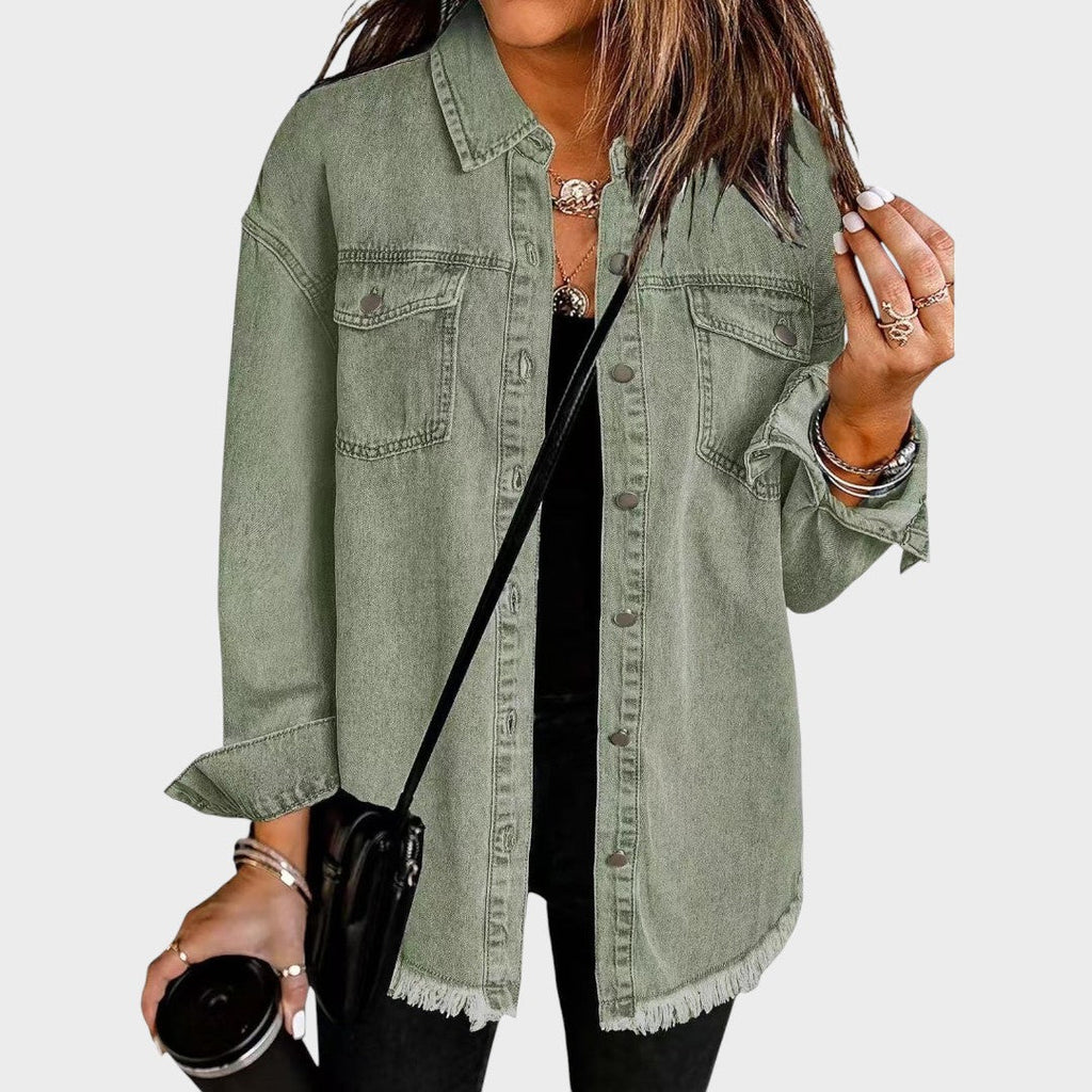 Morgana | Camisa Estilo Chaqueta Vaquera