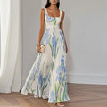 Lidia | Vestido Maxi Floral Elegante en Línea A