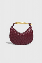 Gerda Bolso Woven con Asa Dorada