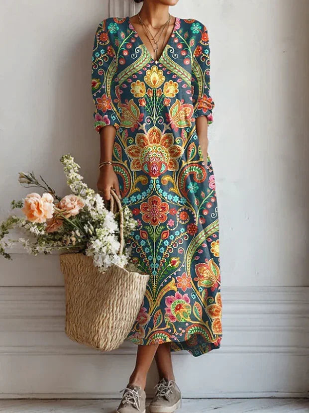 El Vestido Midi Sienna Flow - Colección Statement