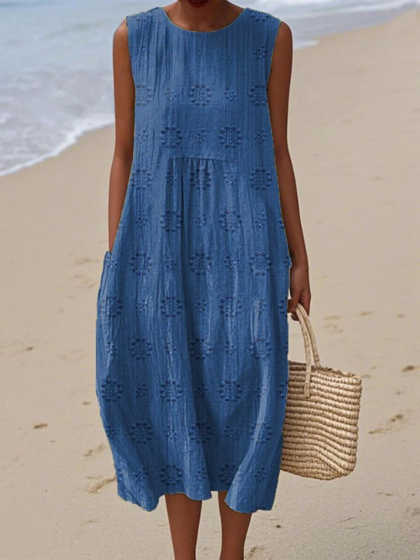 Sara | Vestido Midi Con Estampado