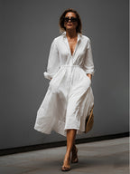 Margarida | Vestido Maxi Floral Romántico