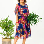 BARBARA | VESTIDO DE CHIFFON CÓMODO TALLA PLUS