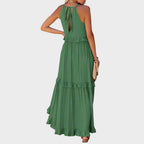 Landry | Vestido Sin Mangas Con Ribete De Volantes