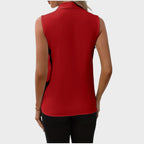 Roma | Blusa Sin Mangas Con Cuello En V