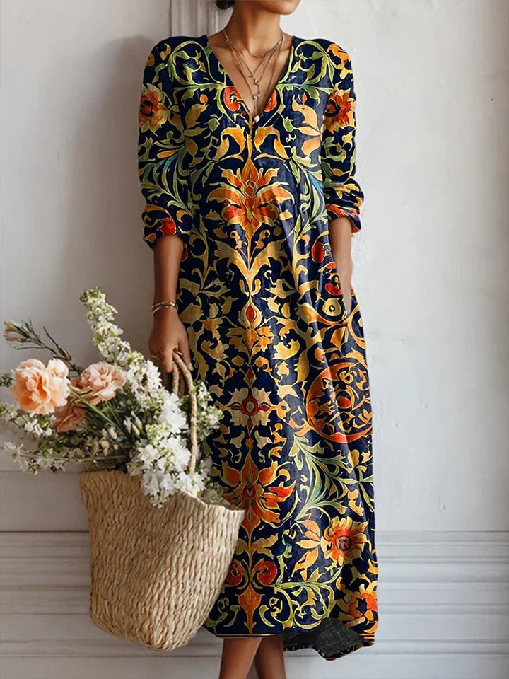 El Vestido Midi Sienna Flow - Colección Statement