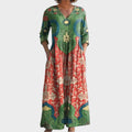 Benedicta | Vestido Largo Floral Vintage